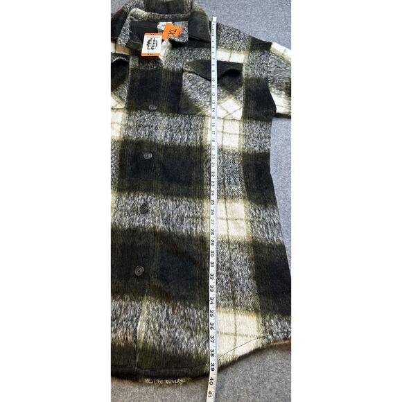 NWT Steve Madden Flannel Womens Extra XXL Brown Black Plaid Soft Ladies - Picture 5 of 10